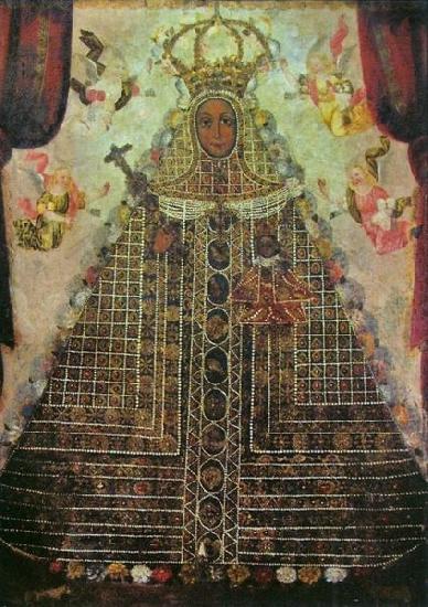 Cuzco School Our Lady of Guadalupe China oil painting art